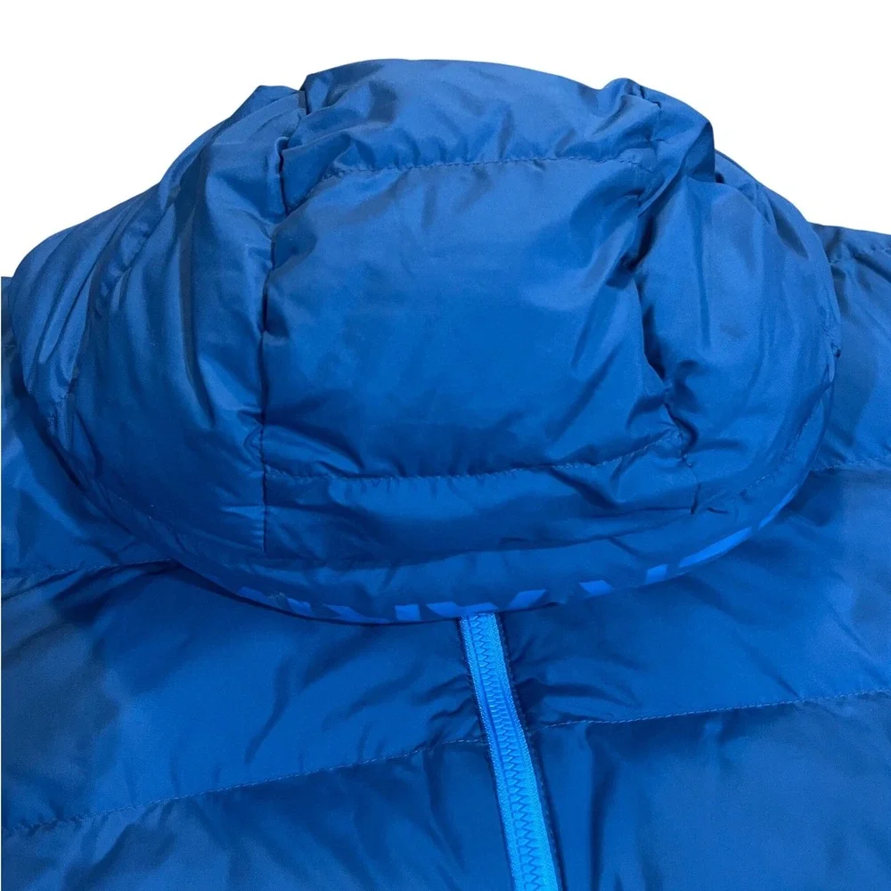 Under Armour Boys ColdGear‎ Blue Puffer Jacket Hooded Zip Youth XL YXL unisex